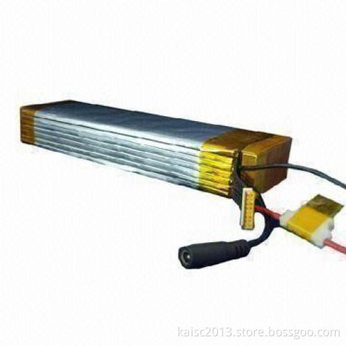 Echargeable Lithium Polymer/LiFePO4 Battery Pack, High-Capacity for Solar Panels and GPS